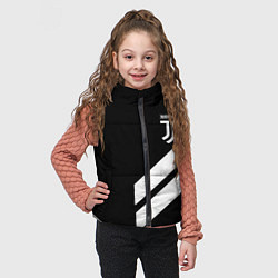 Детский жилет Juventus line white, цвет: 3D-черный — фото 2