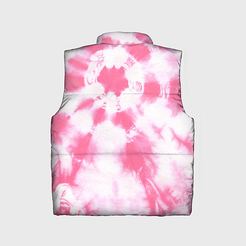 Детский жилет Розовый тай дай / 3D-Черный – фото 2
