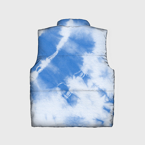 Детский жилет Синий тай дай / 3D-Черный – фото 2