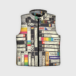 Детский жилет Видеокассеты vhs, цвет: 3D-черный