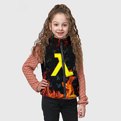 Детский жилет Half life fere steel, цвет: 3D-светло-серый — фото 2