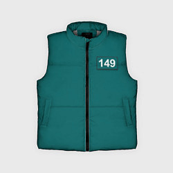 Детский жилет Игрок 149 - Игра в кальмара, цвет: 3D-светло-серый