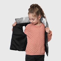Детский жилет Poppy Playtime - grey gradient вертикально, цвет: 3D-черный — фото 2