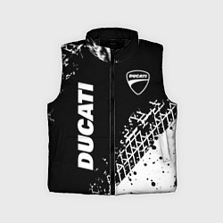 Детский жилет Ducati - следы от шин