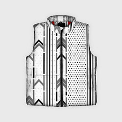 Детский жилет Закулисье чёрно-белое, цвет: 3D-красный