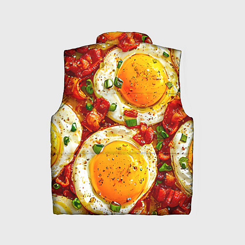 Детский жилет Яичница-глазунья / 3D-Красный – фото 2