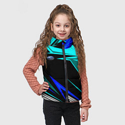 Детский жилет Субару - синий спорт, цвет: 3D-светло-серый — фото 2