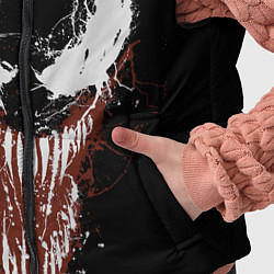 Детский жилет Веном - морда, цвет: 3D-черный — фото 2