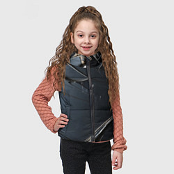 Детский жилет Чёрный металл, цвет: 3D-красный — фото 2