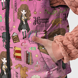 Детский жилет Паттерн с Гермионой из Гарри Поттер, цвет: 3D-красный — фото 2