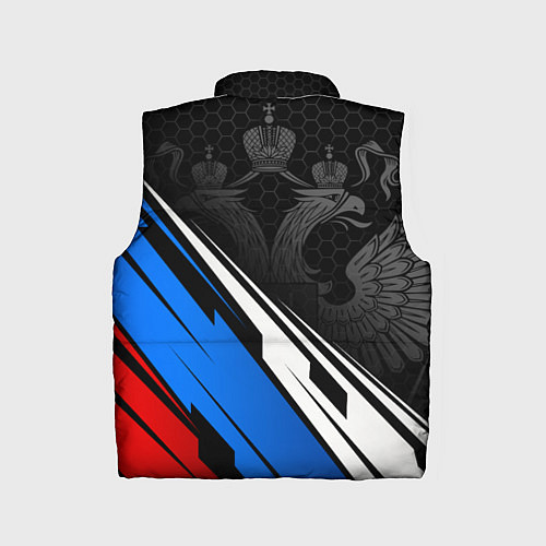 Детский жилет Россия - абстракция / 3D-Черный – фото 2