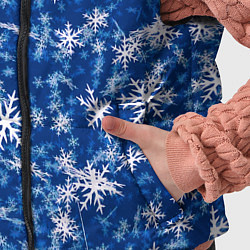 Детский жилет Морозные снежинки, цвет: 3D-светло-серый — фото 2