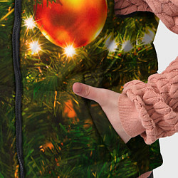 Детский жилет Новогодние украшения на ёлке, цвет: 3D-черный — фото 2