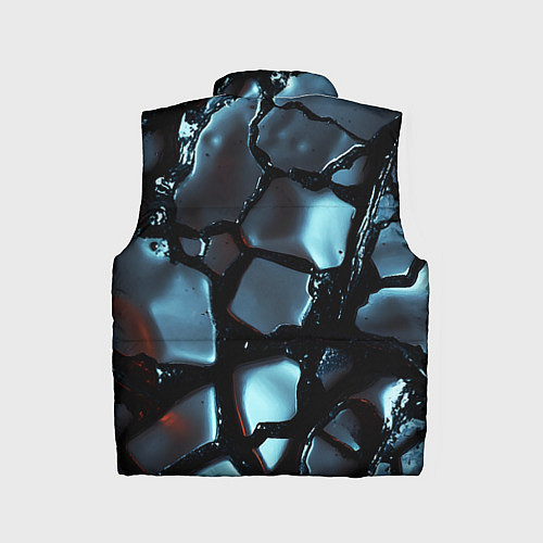 Детский жилет The liquid substance is grey / 3D-Черный – фото 2