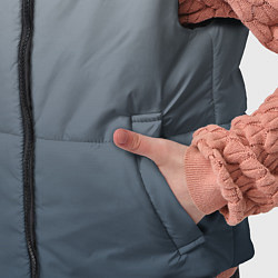 Детский жилет Градиент 50 оттенков серого, цвет: 3D-черный — фото 2