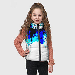 Детский жилет Синяя кровь андроида, цвет: 3D-черный — фото 2