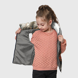 Детский жилет Новогодние игрушки и шишки, цвет: 3D-светло-серый — фото 2