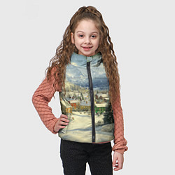 Детский жилет Дух рождества, цвет: 3D-светло-серый — фото 2