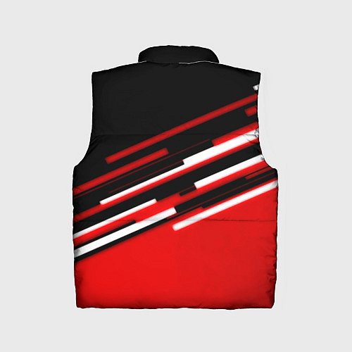 Детский жилет Ведьмак полосы геометрия / 3D-Черный – фото 2