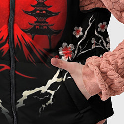 Детский жилет Japan red black nature, цвет: 3D-красный — фото 2
