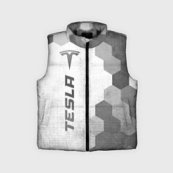 Детский жилет Tesla - white gradient по-вертикали