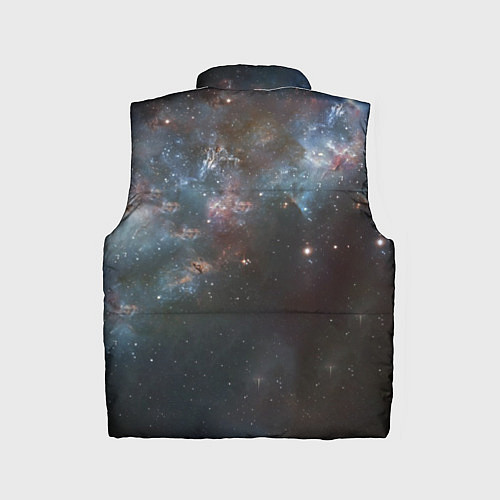 Детский жилет Череп - космос / 3D-Черный – фото 2