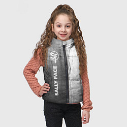 Детский жилет Sally Face - grey gradient по-вертикали, цвет: 3D-черный — фото 2