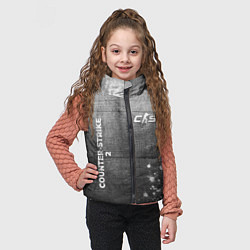 Детский жилет Counter-Strike 2 - grey gradient вертикально, цвет: 3D-черный — фото 2