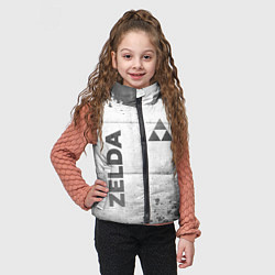 Детский жилет Zelda - white gradient вертикально, цвет: 3D-черный — фото 2