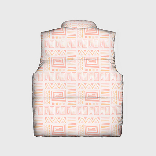 Детский жилет Узор в этническом стиле розово-бежевый / 3D-Светло-серый – фото 2