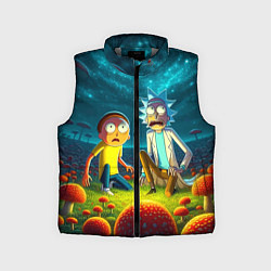Детский жилет Rick and Morty on the fly agaric planet