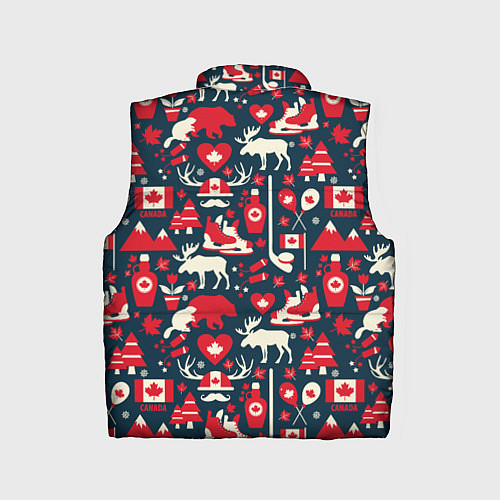 Детский жилет Канада / 3D-Красный – фото 2