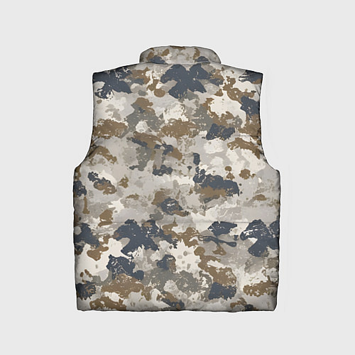 Детский жилет Светлый камуфляж / 3D-Черный – фото 2