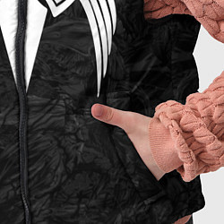 Детский жилет Знак венома с текстурой симбиота, цвет: 3D-черный — фото 2