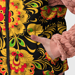 Детский жилет Хохлома - роспись, цвет: 3D-черный — фото 2