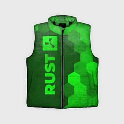 Детский жилет Rust - green gradient по-вертикали