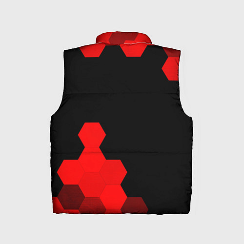 Детский жилет Final Fantasy - red gradient вертикально / 3D-Черный – фото 2