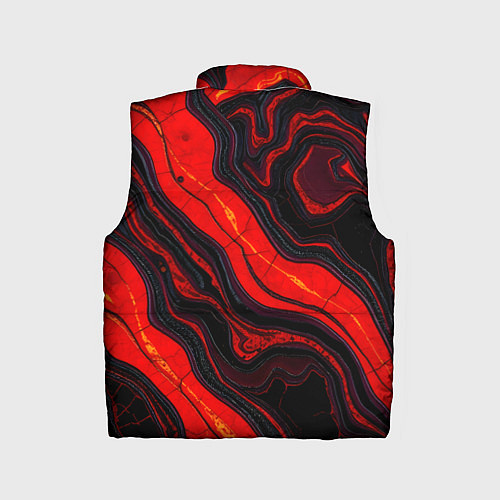 Детский жилет Срез магматической породы / 3D-Черный – фото 2
