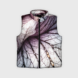 Детский жилет Раскрытый цветок, цвет: 3D-светло-серый