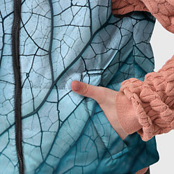 Детский жилет Листья с прожилками, цвет: 3D-черный — фото 2