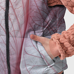 Детский жилет Розовые листья, цвет: 3D-светло-серый — фото 2