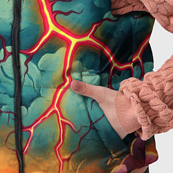 Детский жилет Молнии в виде разлома, цвет: 3D-черный — фото 2