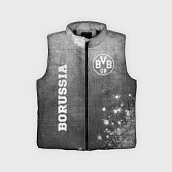 Детский жилет Borussia - grey gradient вертикально