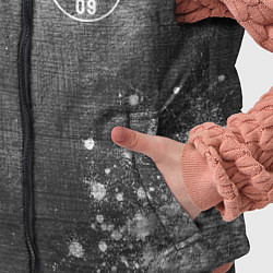 Детский жилет Borussia - grey gradient вертикально, цвет: 3D-черный — фото 2