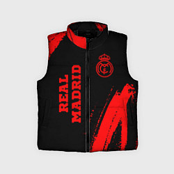 Детский жилет Real Madrid - red gradient вертикально