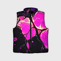 Детский жилет Розовые пятна в текстуре, цвет: 3D-красный