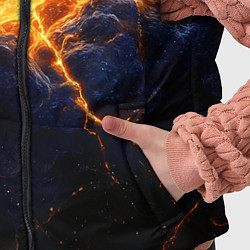 Детский жилет Молнии в разбитом небе, цвет: 3D-красный — фото 2