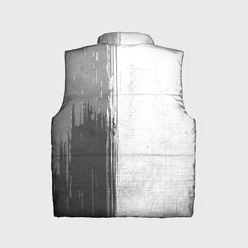 Детский жилет Rust - white gradient по-вертикали / 3D-Черный – фото 2