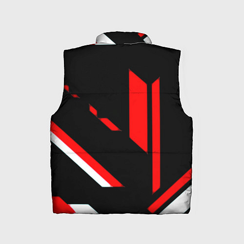 Детский жилет Nirvana текстура полосы / 3D-Черный – фото 2