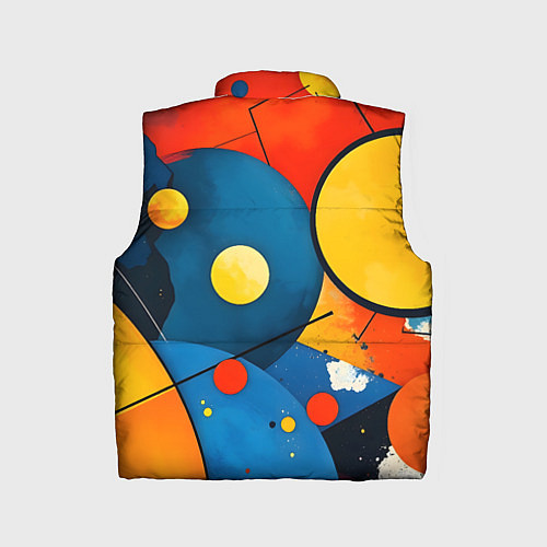 Детский жилет Динамичный красочный паттерн / 3D-Черный – фото 2